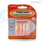 Vapex 4VTE1100AAA AAA/R3 Batteri NiMH 1100mAh 4-pack