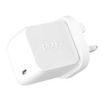 PLAYA USB-PD GaN Charger 30W (USB-C Fast Wall Charger for iPhone, MacBook Pro, iPad Pro, Pixel, Galaxy, more) White