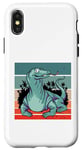 Coque pour iPhone X/XS Juste un garçon qui aime les reptiles animaux des dragons de