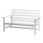 Fri Form - Soffa 2-sits Aluminium Vit - Soffor utomhus - Elsa Stackelberg