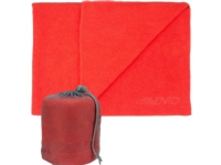 Avento snabbtorkande handduk i mikrofiber för gymmet röd