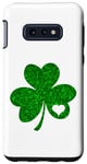 Galaxy S10e Shamrock with a heart in it St.Patricks Graphic Case