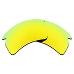 Hawkry SaltWater Proof 24K Gold Replacement Lenses for-Oakley Flak 2.0 XL