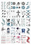 Gnuggisar - tillfälliga tatueringar 30 ark med blandade motiv C30