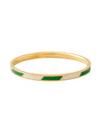 Striped Candy Bangle Green Design Letters