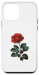 Coque pour iPhone 12 mini Rose rouge