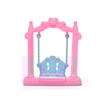 Dockhus Miniatyr Plastmöbler Gunga Modell För Barbie Dockleksak, 5st