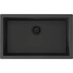 Lavabo Jupiter 800 diskbänk, 75,6x46,6 cm, svart