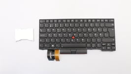 Lenovo ThinkPad P43s Keyboard Nordic Black Backlit 01YP540