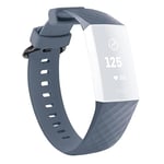 mumbi Bracelet de rechange compatible avec Fitbit Charge 3 4 Fitness Sport Bracelet en silicone Taille S Violet, lilas, Kleine, Moderne