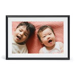 Aura Carver 10.1 Inch Digital Photo Frame - Gravel with White Mat