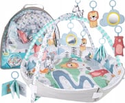 Canpol Babies Educational Play Mat With Playpen For Children 0+ Mėn., Safari, 81/100
