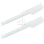 2 White Plastic Cooking Mixing Spatula For All Kenwood Major Chef Kitchen Mixer