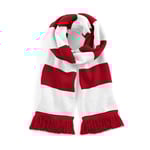 Beechfield Stadium Scarf - Kelly Green/White / One size
