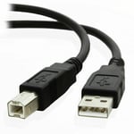 3M METRE HIGH SPEED USB A TO B MALE PRINTER CABLE for HP EPSON CANNON New UK
