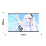 Mouse Pad Game 700X400Mm Gaming Computer Gamer Anime Tablet Pc Mice Pad Keyboard Cute Play Desk Mats Color J
