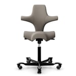 HÅG Capisco 8106, Ergonomisk kontorsstol, Färg  Beige (SC60129), Underrede Svart, Liftomat 265 mm, Fotring Nej