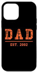iPhone 12 mini Basketball Dad Est 2002 Father Fathers Day Birthday Vintage Case