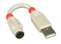 Lindy Câble Adaptateur KVM PS/2-USB multiprotocole - pour Clavier