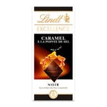 Tablette De Chocolat Noir Caramel À La Pointe De Fleur De Sel Excellence Lindt - La Tablette De 100 G