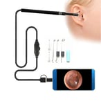 Earwax Removal Tool with Camera, 2021 The Smartest Ear Cleanning Kit, 3 in 1 USB Otoscope-Ear Scope with 6 Led Lights Camera 5.5mm Visual Earwax Removal Endoscope
