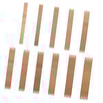 Set med 11 Dubbla Stickor i Bambu, 11 Storlekar (13 cm)