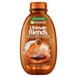 3 x Garnier Ultimate Blends Coconut Oil & Cocoa Butter Shampoo 400ml