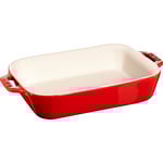 Rektangulär Ugnsfast Form 20 x 16 cm, Röd
