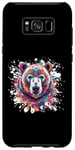 Galaxy S8+ Polar Bear Head | Animal Portrait Popart Colorful Case