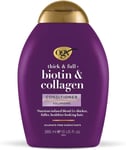 Biotin & Collagen Hair Thickening Sulfate Free Shampoo Conditioner OGX 385ml UK