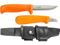 Hultafors HVK hantverkskniv och ELK elektrisk kniv, i dubbel slida