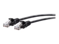 C2g 10Ft (3M) Cat6a Snagless Unshielded (Utp) Slim Ethernet Network Patch Cable - Black - Patch-Kabel - Rj-45 (Hane) Till Rj-45 (Hane) - 3 M - 4.8 Mm - Utp - Cat 6A - Formpressad, Hakfri - Svart