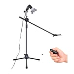 Landing Mobile Phone Tripod, Magazine Photo Still Life Shooting Multi-angle Camera Stand - Christmas Friends New Year Gift (Color : A+Bluetooth remote control)