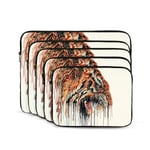 Tiger Animals Print Laptop Sleeve, Shock Resistant Notebook Briefcase, Tablet Carrying Case for MacBook Pro/MacBook Air/Asus/Dell/Lenovo/Hp/Samsung 15 inch