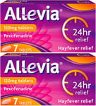 Allevia 120mg 7 Tablets | Hay Fever | MAX ONE PER ORDER |  X 2