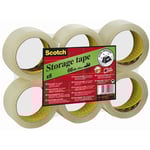 Packtejp SCOTCH PPex tjock 38mmx66m Klar 6rl