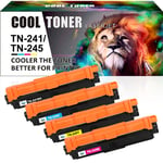 4 Toner Cartridge fits for Brother TN241 TN245 DCP-9020CDW HL-3140CW MFC-9330CDW