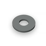 Heco Gummibricka Grå, 3 x 6,5 x 2 mm, 250 st