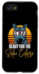 Coque pour iPhone SE (2020) / 7 / 8 Total Solar Eclipse 2024 Chat avec lunettes Eclipse Souvenir