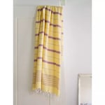 Extra stor Hamamhandduk XXL EGE 160x220 (Yellow/Raspberry)
