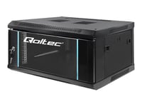 Qoltec - Rack Skåp - Svart - 4U - 19"