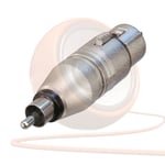 Neutrik NA2FPMM 3 Pin XLR Female to Male RCA Phono Plug. Audio Adaptor Convertor