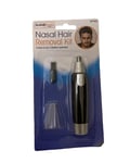 Battery Operated Mens Nose Hair Trimmer Ear Nasal Set Free Battery Travel 
