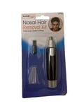 Battery Operated Mens Nose Hair Trimmer Ear Nasal Set Free Battery Travel