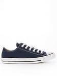 Converse Mens Ox Trainers - Navy, Navy/White, Size 7.5, Men
