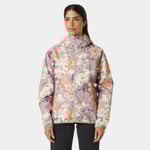 Helly Hansen Women's Graphic Rain Jacket Lila L