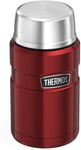 Thermos 101514 Stainless King Food Flask, Red, 710 ml