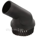 Round Dusting Brush Tool For Aeg Vacuum Cleaner 35mm Hoover Part Spare