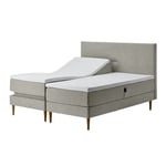 Tempur Relaxation Ställbar Säng Sängpaket 160x200 Grå
