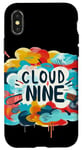 Coque pour iPhone X/XS Costume nuage coloré neuf